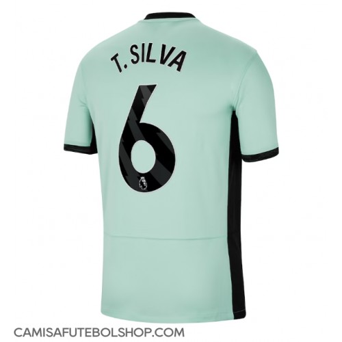 Camisa de time de futebol Chelsea Thiago Silva #6 Replicas 3º Equipamento 2023-24 Manga Curta